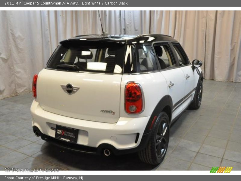 Light White / Carbon Black 2011 Mini Cooper S Countryman All4 AWD