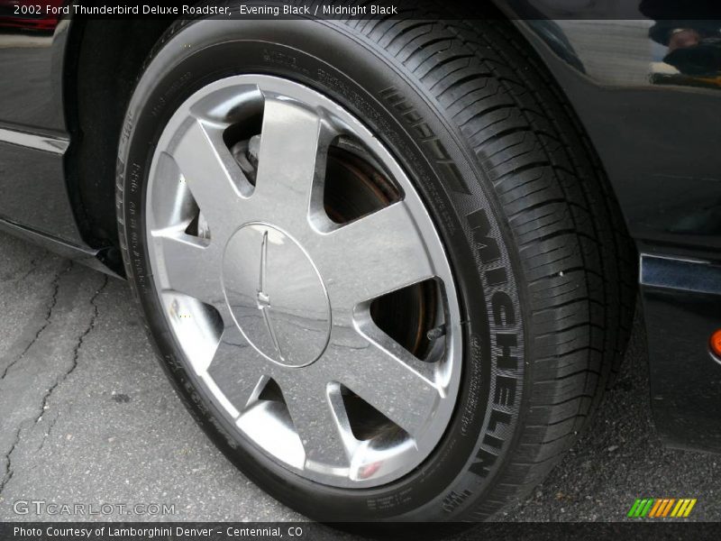 Evening Black / Midnight Black 2002 Ford Thunderbird Deluxe Roadster