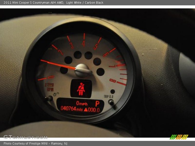 Light White / Carbon Black 2011 Mini Cooper S Countryman All4 AWD
