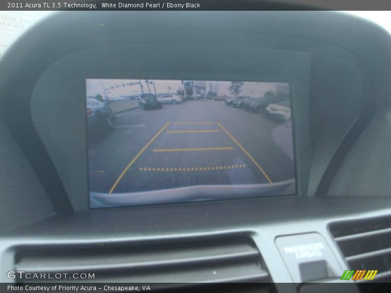 White Diamond Pearl / Ebony Black 2011 Acura TL 3.5 Technology