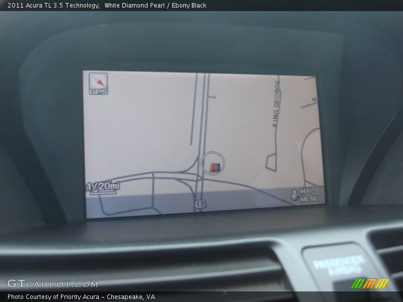 White Diamond Pearl / Ebony Black 2011 Acura TL 3.5 Technology