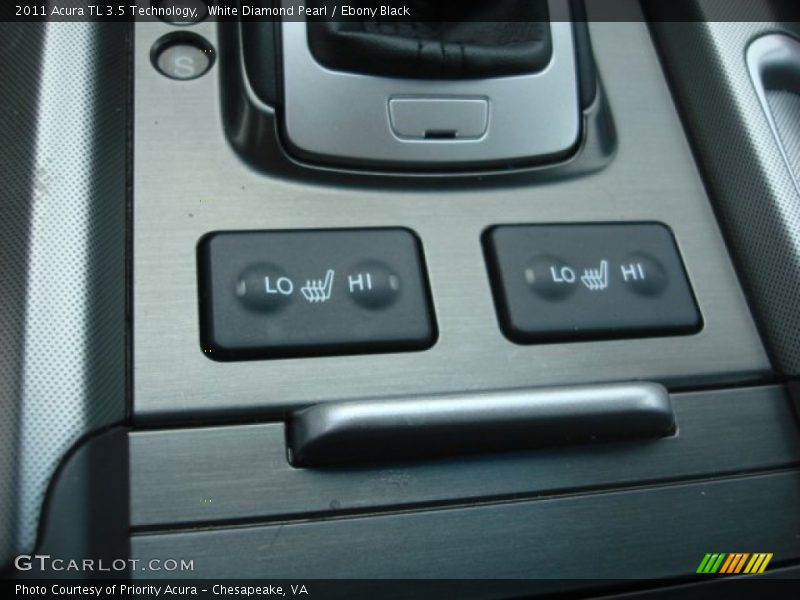 White Diamond Pearl / Ebony Black 2011 Acura TL 3.5 Technology