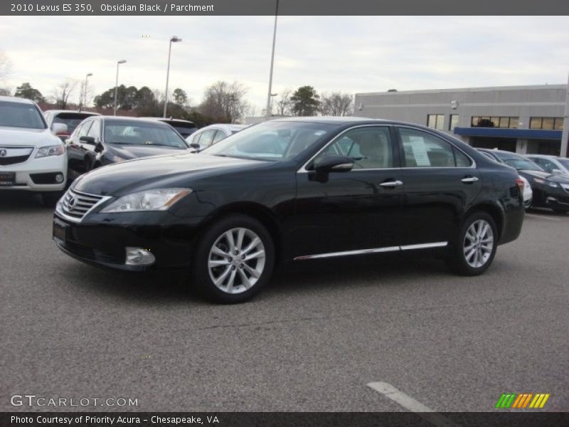 Obsidian Black / Parchment 2010 Lexus ES 350