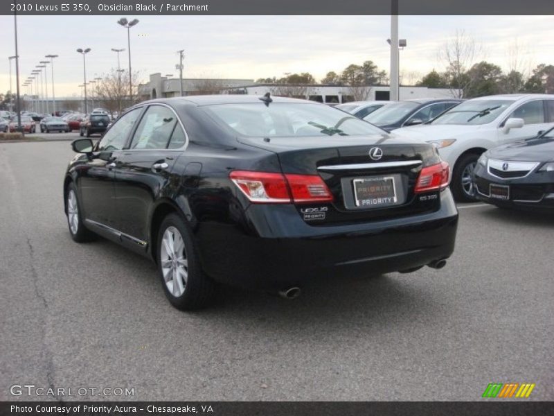 Obsidian Black / Parchment 2010 Lexus ES 350