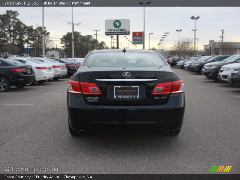 Obsidian Black / Parchment 2010 Lexus ES 350