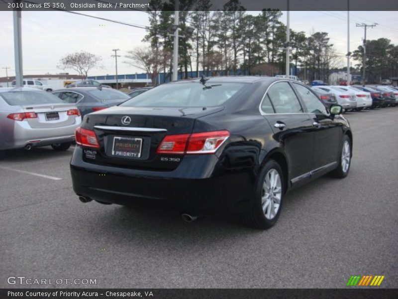 Obsidian Black / Parchment 2010 Lexus ES 350