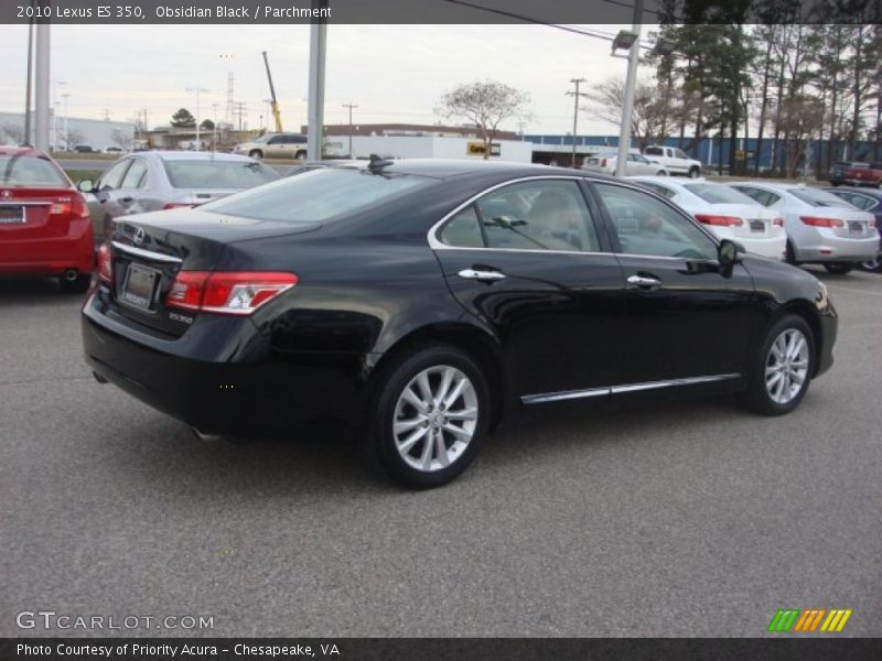 Obsidian Black / Parchment 2010 Lexus ES 350
