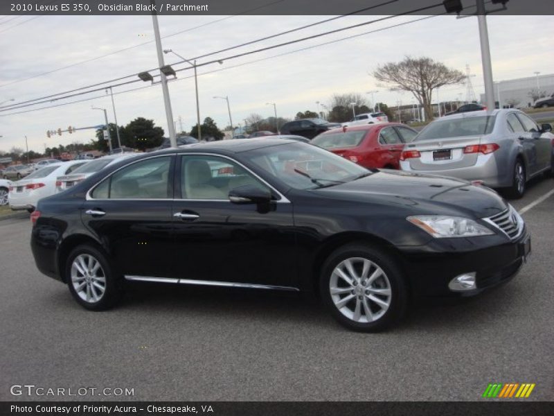 Obsidian Black / Parchment 2010 Lexus ES 350
