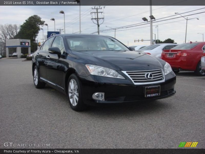 Obsidian Black / Parchment 2010 Lexus ES 350