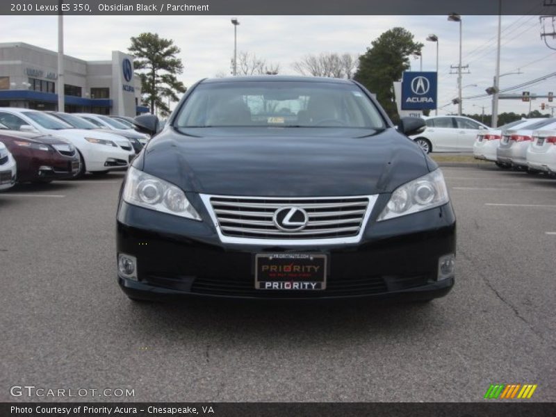 Obsidian Black / Parchment 2010 Lexus ES 350