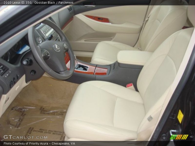 Obsidian Black / Parchment 2010 Lexus ES 350