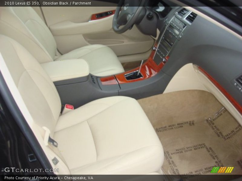 Obsidian Black / Parchment 2010 Lexus ES 350