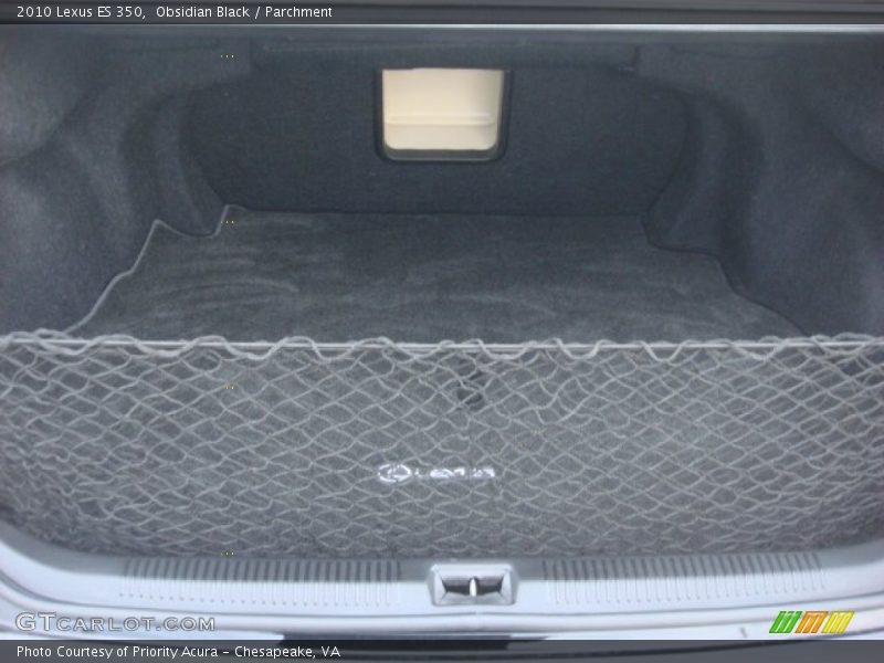 Obsidian Black / Parchment 2010 Lexus ES 350