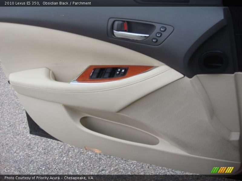 Obsidian Black / Parchment 2010 Lexus ES 350