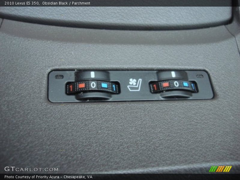 Obsidian Black / Parchment 2010 Lexus ES 350