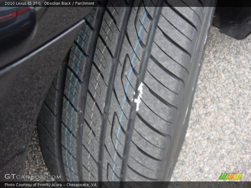 Obsidian Black / Parchment 2010 Lexus ES 350
