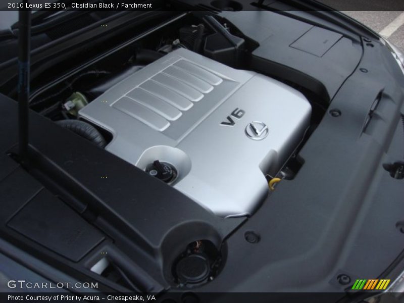 Obsidian Black / Parchment 2010 Lexus ES 350