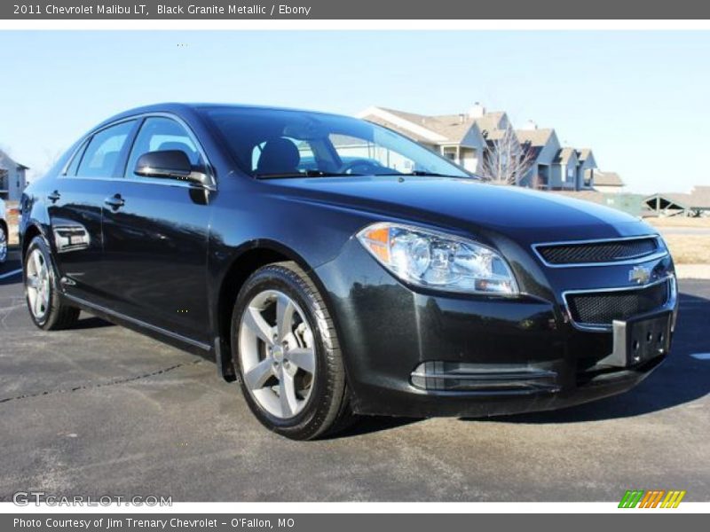 Black Granite Metallic / Ebony 2011 Chevrolet Malibu LT