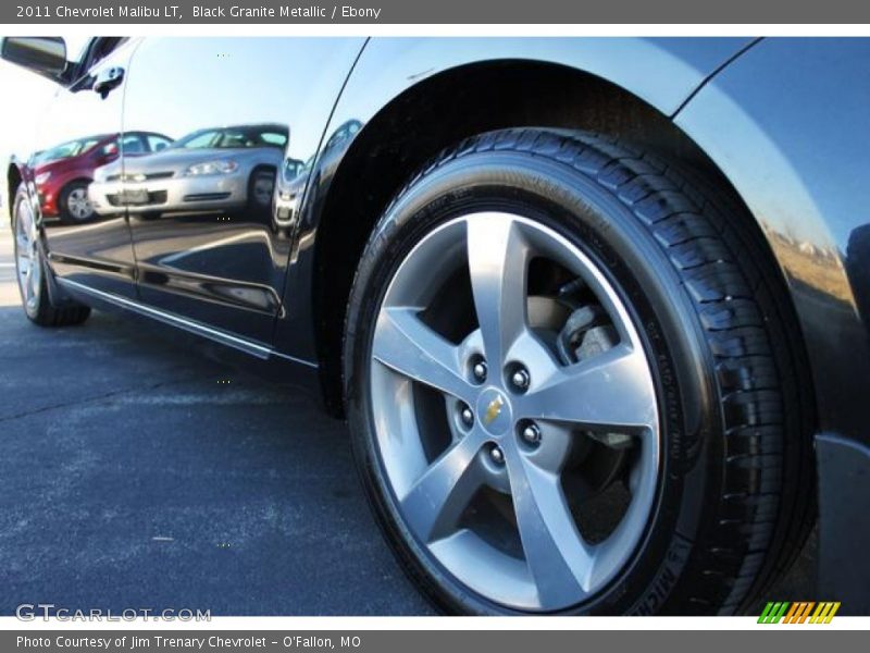 Black Granite Metallic / Ebony 2011 Chevrolet Malibu LT