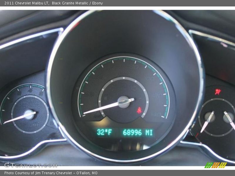 Black Granite Metallic / Ebony 2011 Chevrolet Malibu LT