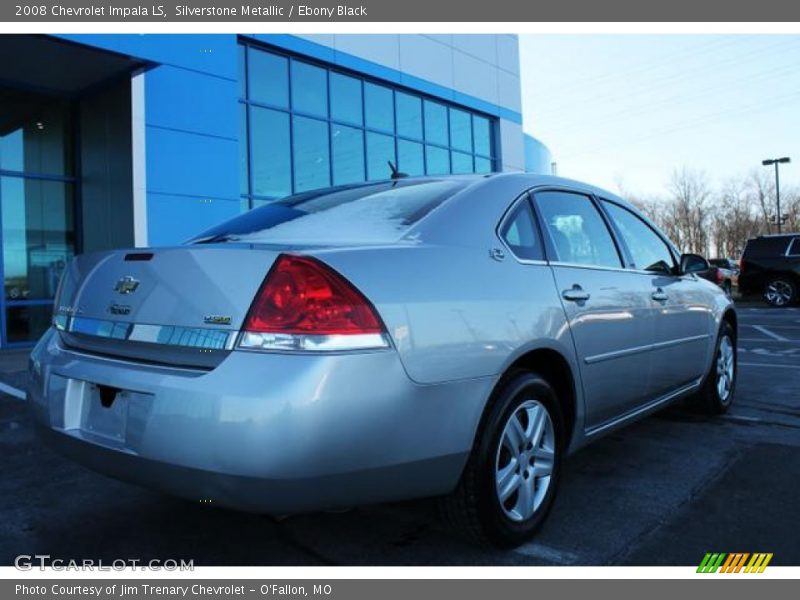 Silverstone Metallic / Ebony Black 2008 Chevrolet Impala LS