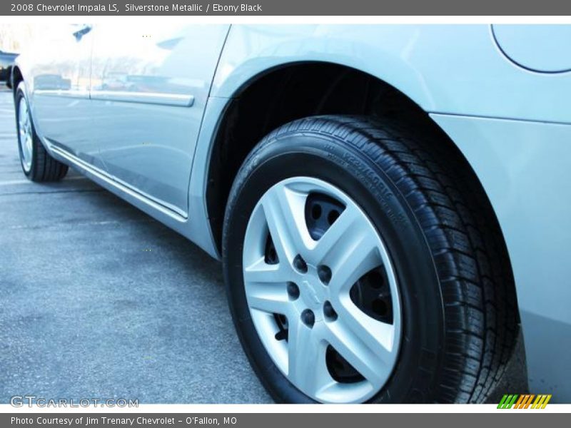 Silverstone Metallic / Ebony Black 2008 Chevrolet Impala LS