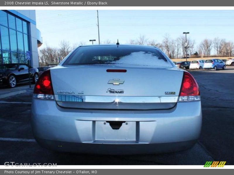 Silverstone Metallic / Ebony Black 2008 Chevrolet Impala LS