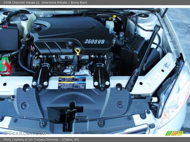 Silverstone Metallic / Ebony Black 2008 Chevrolet Impala LS