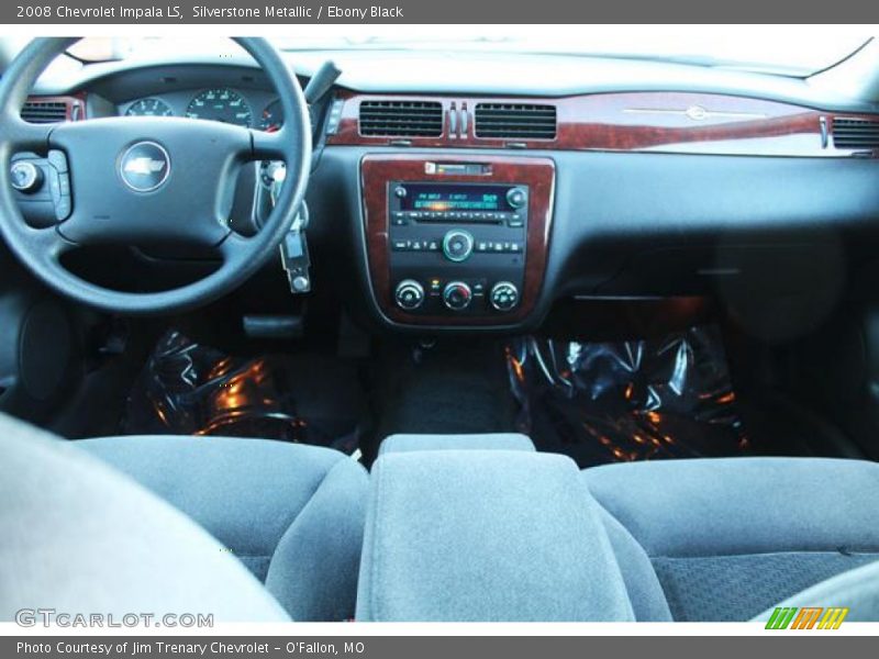 Silverstone Metallic / Ebony Black 2008 Chevrolet Impala LS