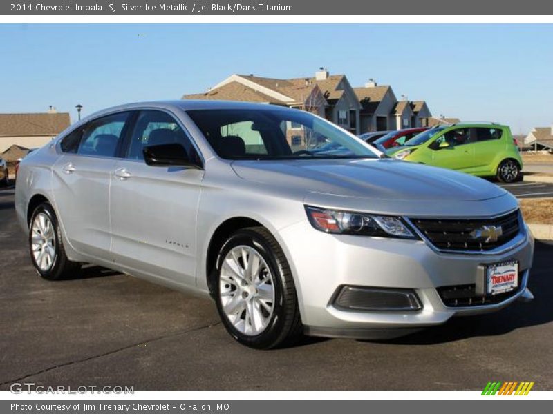 Silver Ice Metallic / Jet Black/Dark Titanium 2014 Chevrolet Impala LS