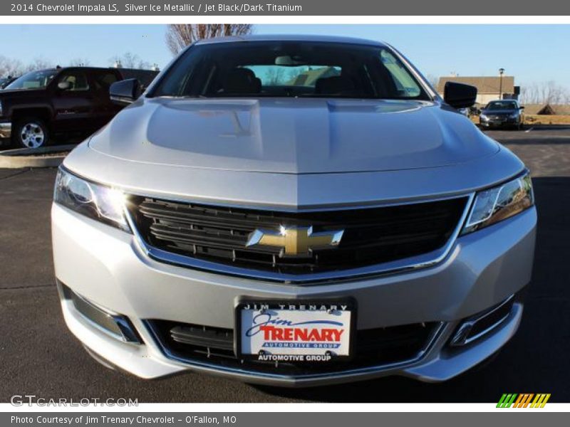 Silver Ice Metallic / Jet Black/Dark Titanium 2014 Chevrolet Impala LS