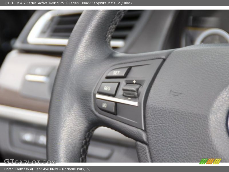 Black Sapphire Metallic / Black 2011 BMW 7 Series ActiveHybrid 750i Sedan
