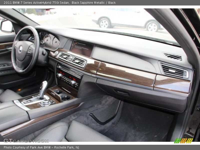 Black Sapphire Metallic / Black 2011 BMW 7 Series ActiveHybrid 750i Sedan