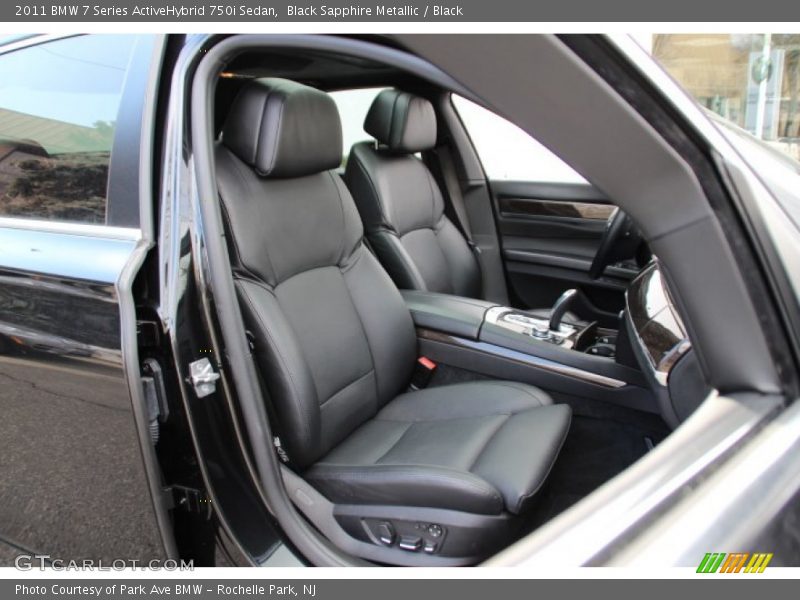 Black Sapphire Metallic / Black 2011 BMW 7 Series ActiveHybrid 750i Sedan