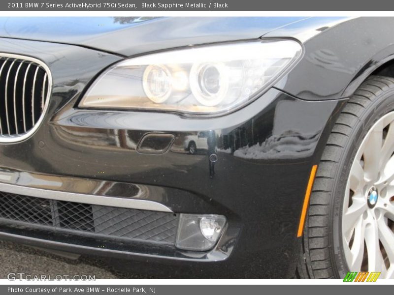 Black Sapphire Metallic / Black 2011 BMW 7 Series ActiveHybrid 750i Sedan