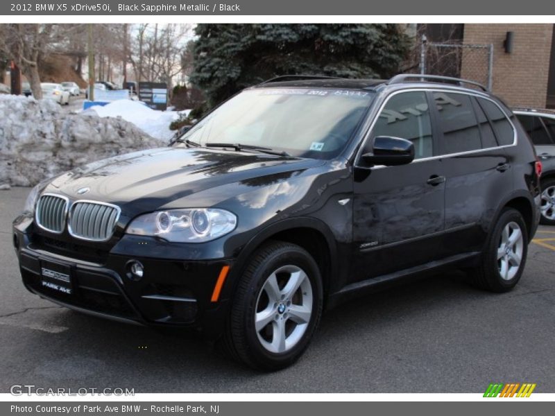 Black Sapphire Metallic / Black 2012 BMW X5 xDrive50i