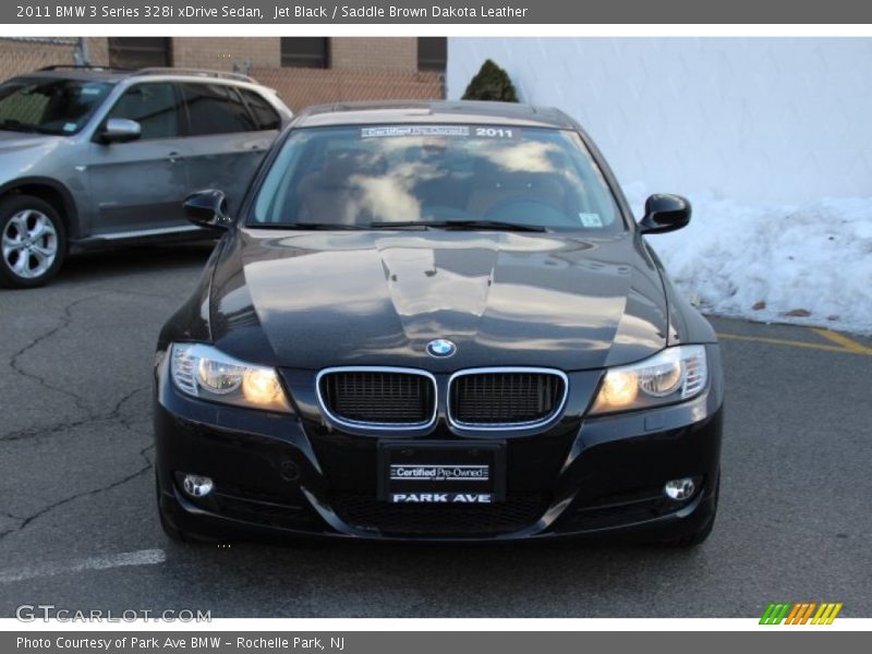 Jet Black / Saddle Brown Dakota Leather 2011 BMW 3 Series 328i xDrive Sedan