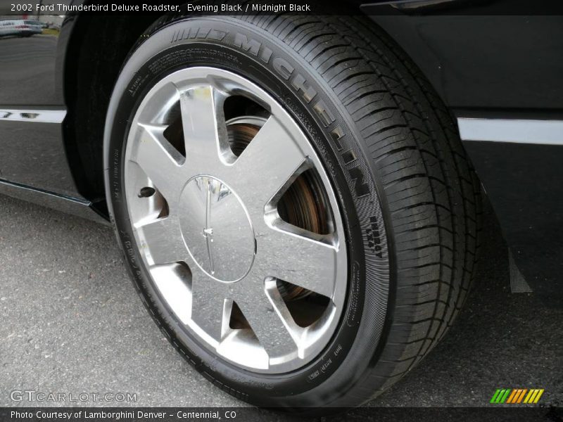 Evening Black / Midnight Black 2002 Ford Thunderbird Deluxe Roadster