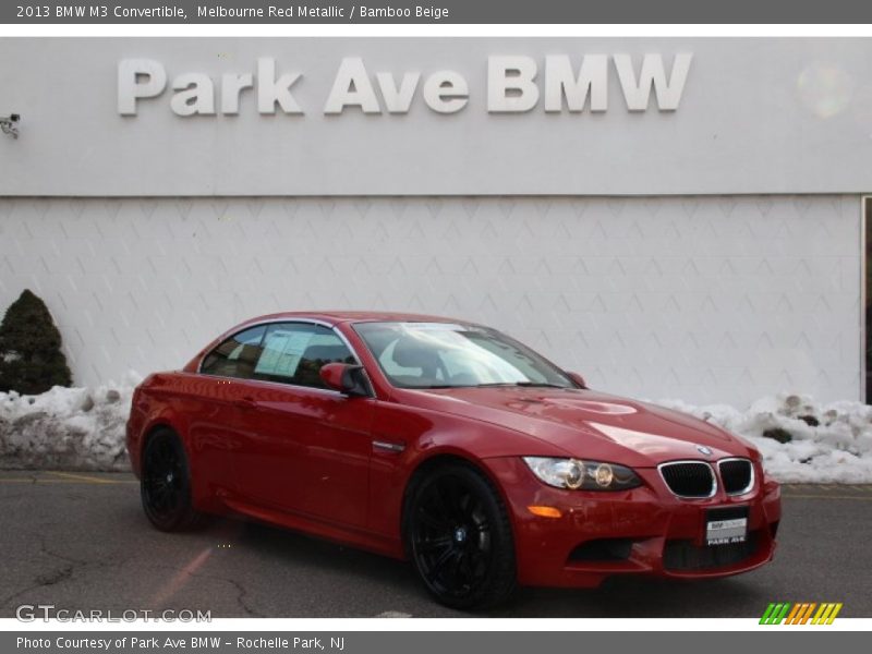 Melbourne Red Metallic / Bamboo Beige 2013 BMW M3 Convertible