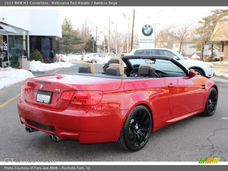 Melbourne Red Metallic / Bamboo Beige 2013 BMW M3 Convertible