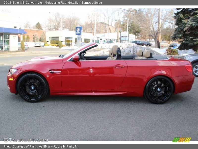 Melbourne Red Metallic / Bamboo Beige 2013 BMW M3 Convertible