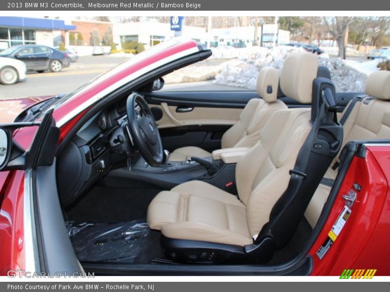 Front Seat of 2013 M3 Convertible