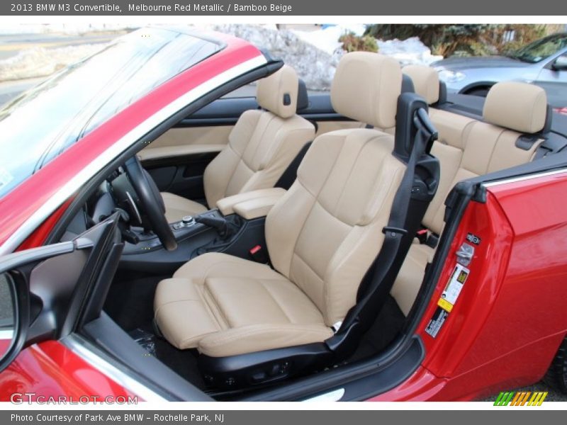 Front Seat of 2013 M3 Convertible