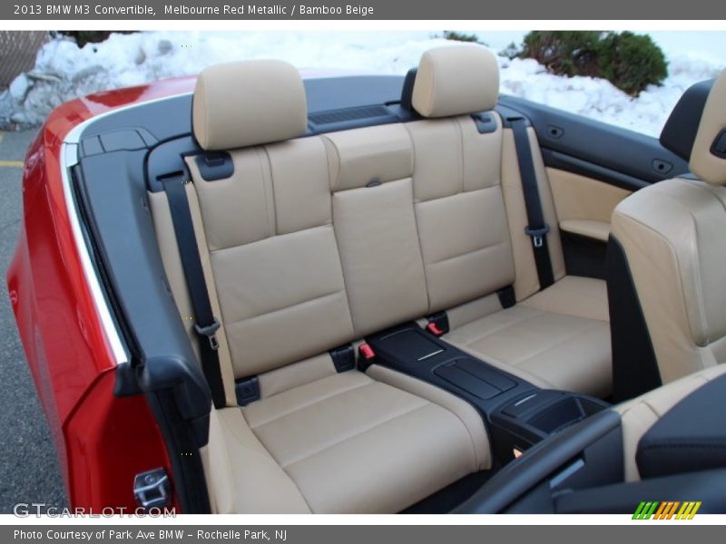 Rear Seat of 2013 M3 Convertible