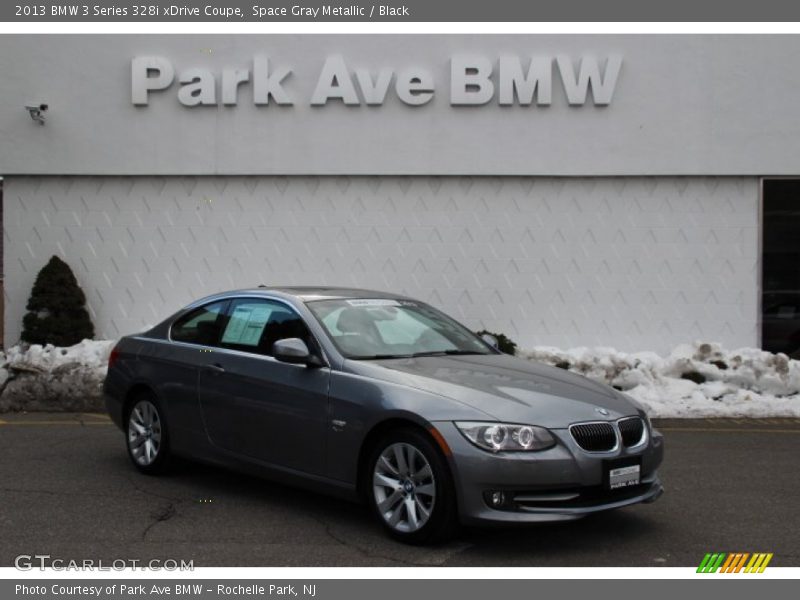 Space Gray Metallic / Black 2013 BMW 3 Series 328i xDrive Coupe