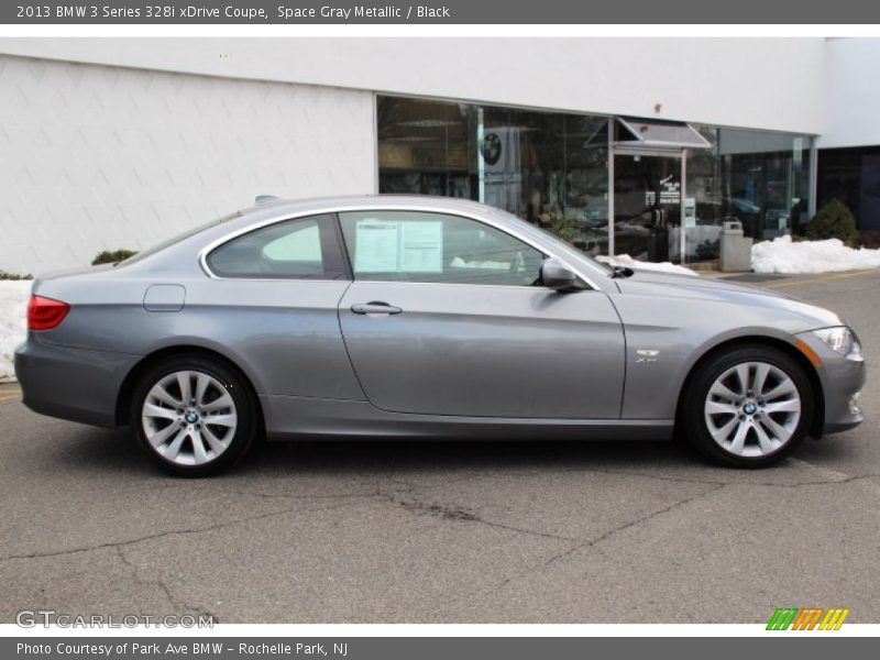 Space Gray Metallic / Black 2013 BMW 3 Series 328i xDrive Coupe