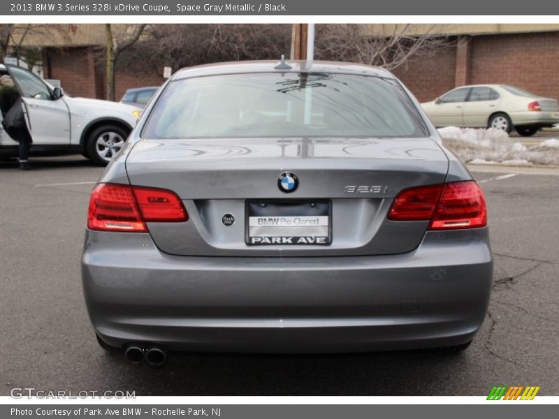Space Gray Metallic / Black 2013 BMW 3 Series 328i xDrive Coupe