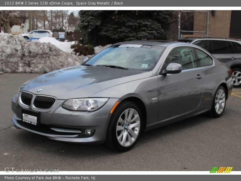 Space Gray Metallic / Black 2013 BMW 3 Series 328i xDrive Coupe