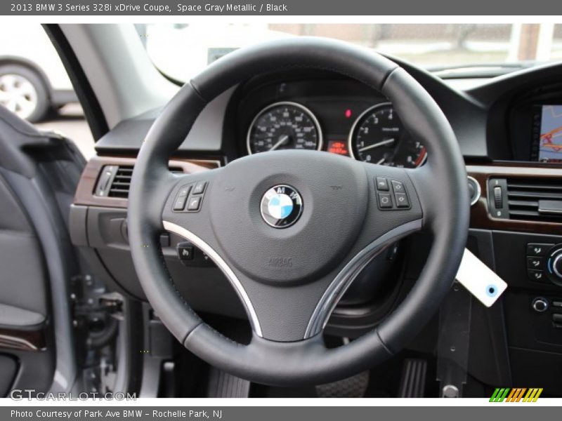 Space Gray Metallic / Black 2013 BMW 3 Series 328i xDrive Coupe