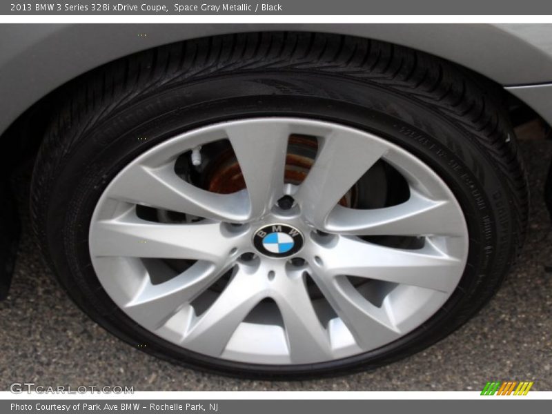 Space Gray Metallic / Black 2013 BMW 3 Series 328i xDrive Coupe